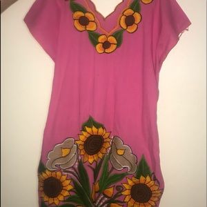 Mexican style floral Dress